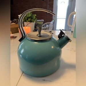 Kate spade teal tea kettle